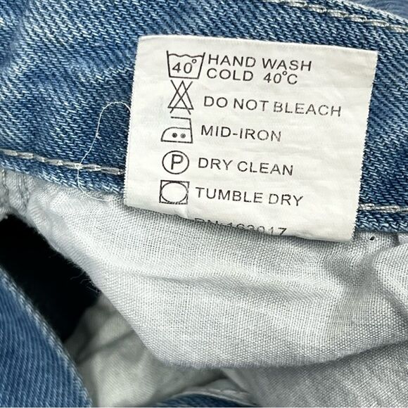 Princess Polly Light Vintage Wash High Rise Straight Leg Jeans Women’s Size 4 - Picture 11 of 12